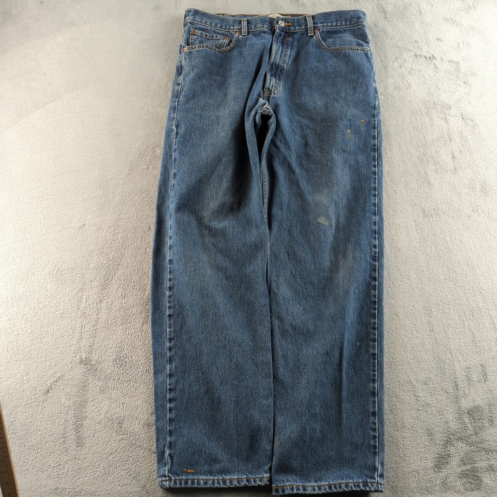 Vintage Levis 550 Jeans Mens 38 (Fits 34x31) Blue Faded Relaxed Straight Denim